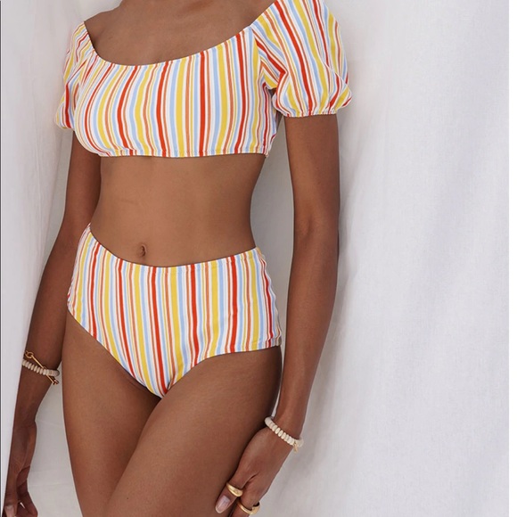 NWT Lemlem Mokati High Waist Bottom Size Small - Picture 2 of 11